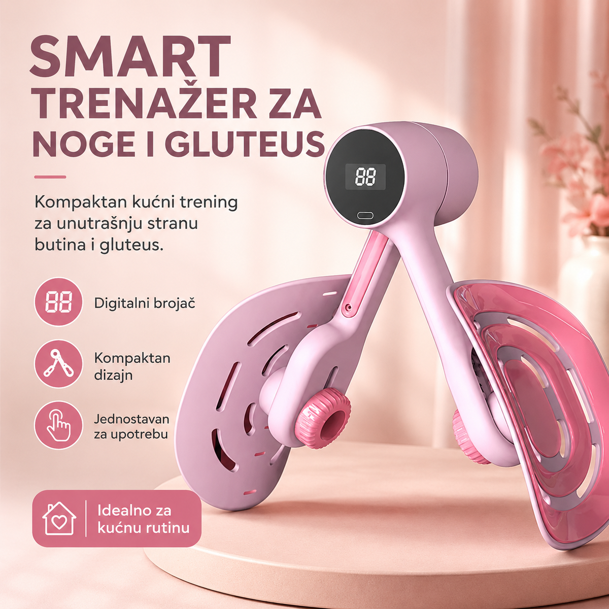 SMART TRENAŽER ZA NOGE I GLUTEUS