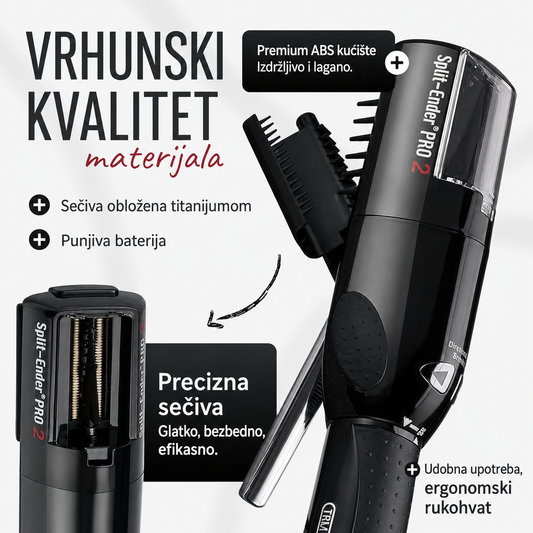 Split-Ender PRO™- precizno uklanja oštećene krajeve