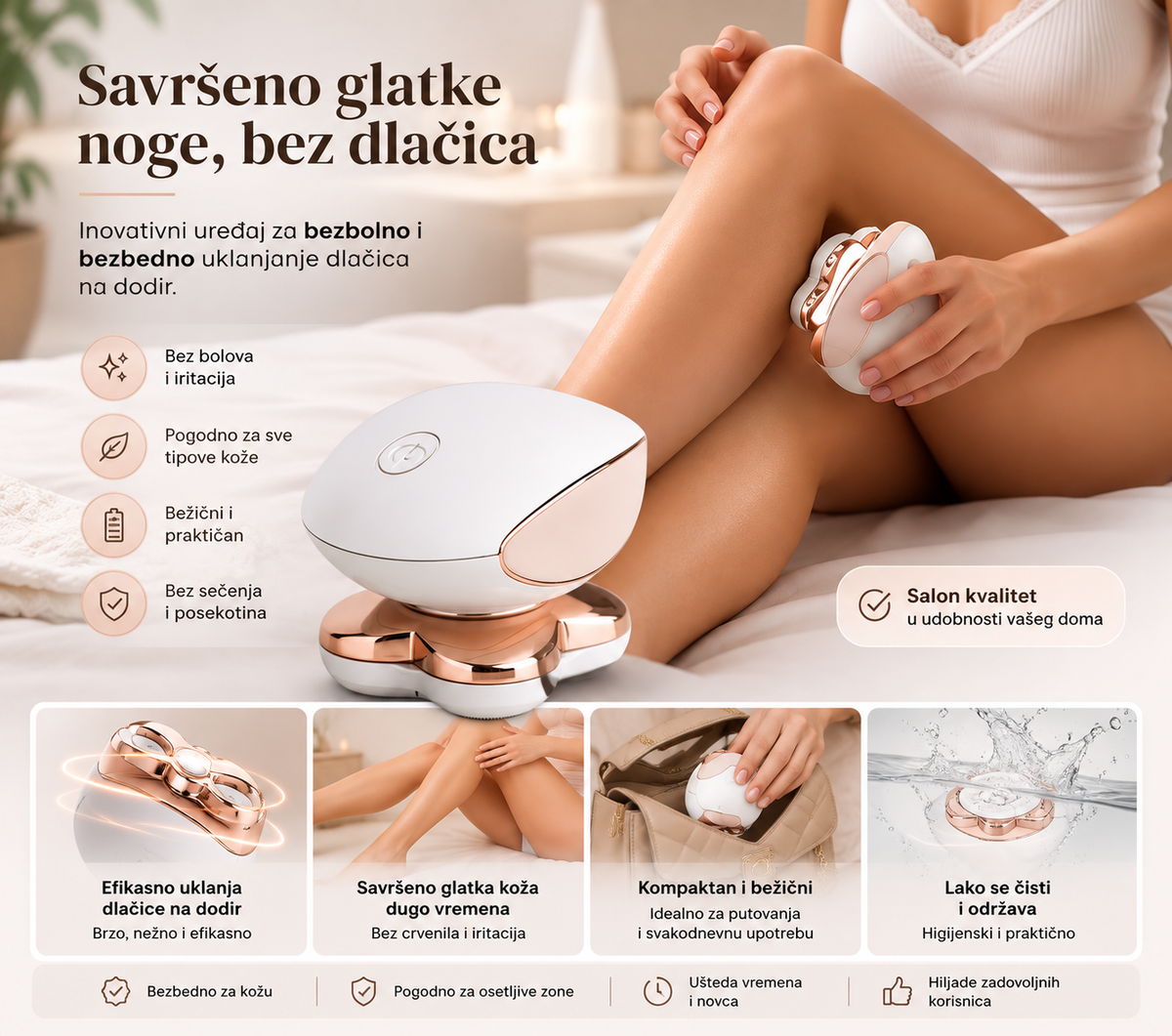 SilkyLegs Pro™ - Glatke noge za svega nekoliko minuta