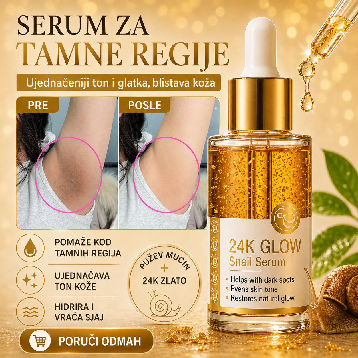 Serum za Tamne Fleke na Koži