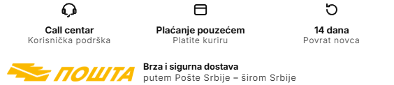 Plaćanje pouzećem, korisnička podrška, povrat novca i brza dostava
